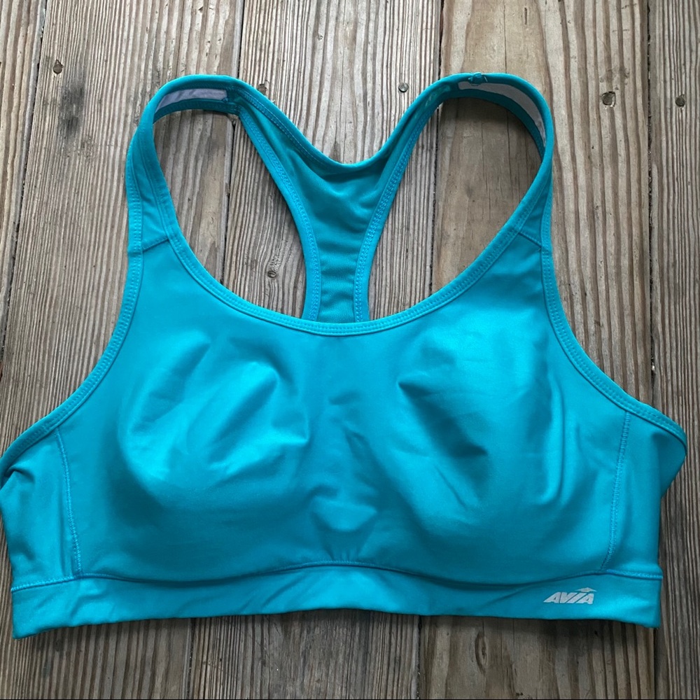 Avia XL blue athletic sports bra Retsil $22